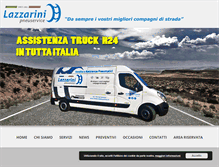 Tablet Screenshot of lazzarinipneuservice.it